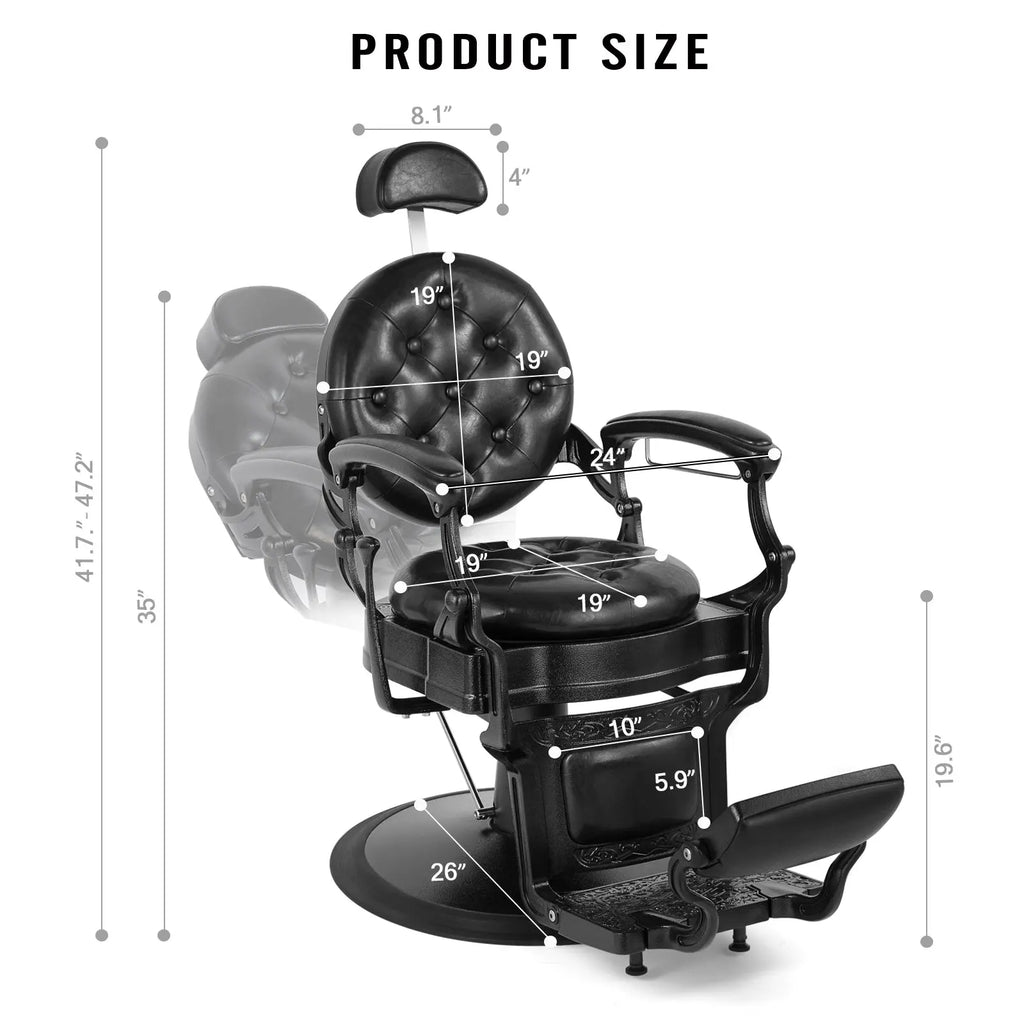5045 Heavy Duty Retro Barber Chair