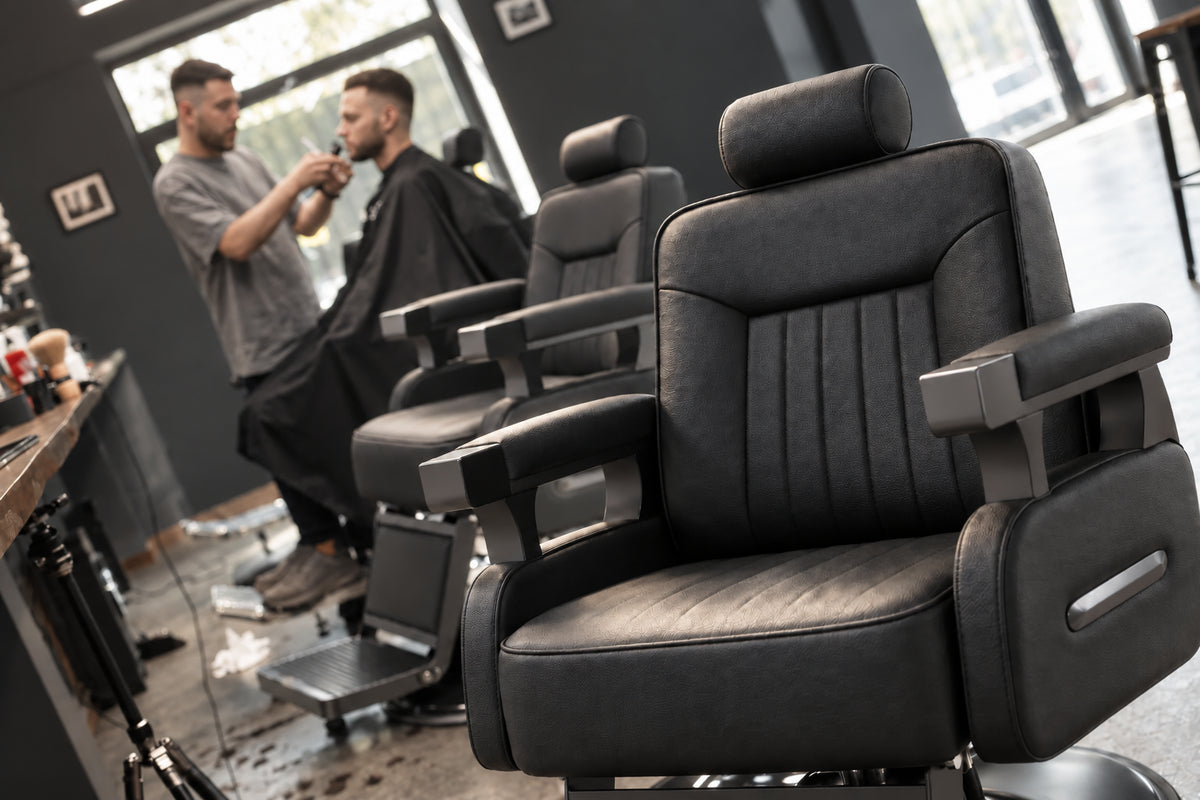 #5081 Vintage Reclining 150° Hydraulic Barber Chair