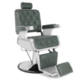 #5274 Silla de peluquero hidráulica reclinable de servicio pesado vintage (verde)