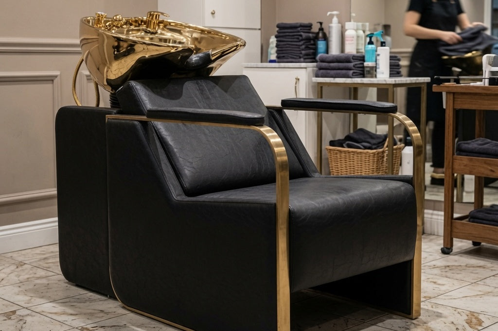 #1632 Shampoo Chair with Adjustable Neck Rest