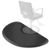 3′x 5′x 1/2" Beauty Salon Semicircle Anti-fatigue Salon Mat Black Artist hand