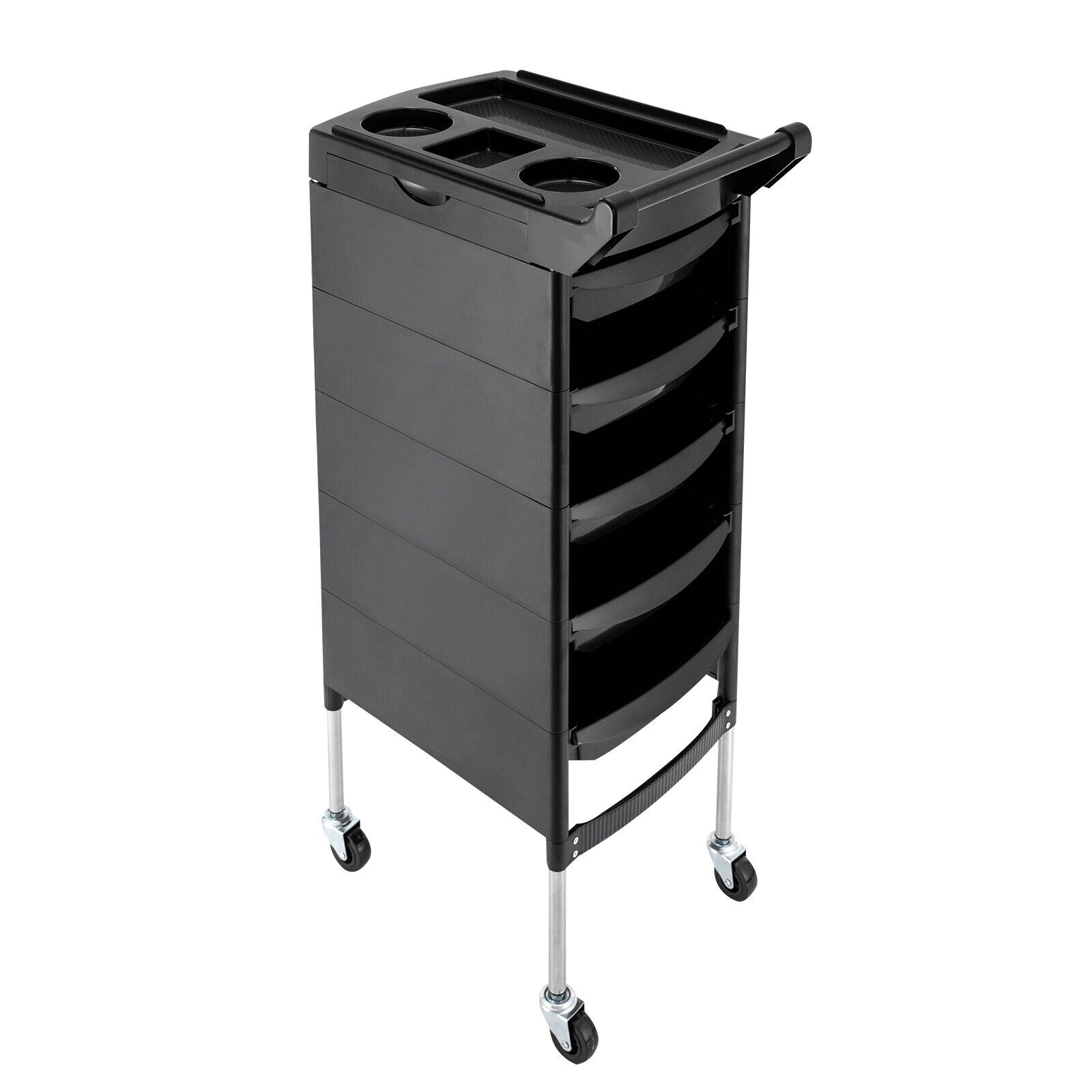 Tray Rolling Trolley Storage Cart Hair Extension Tool Kit for