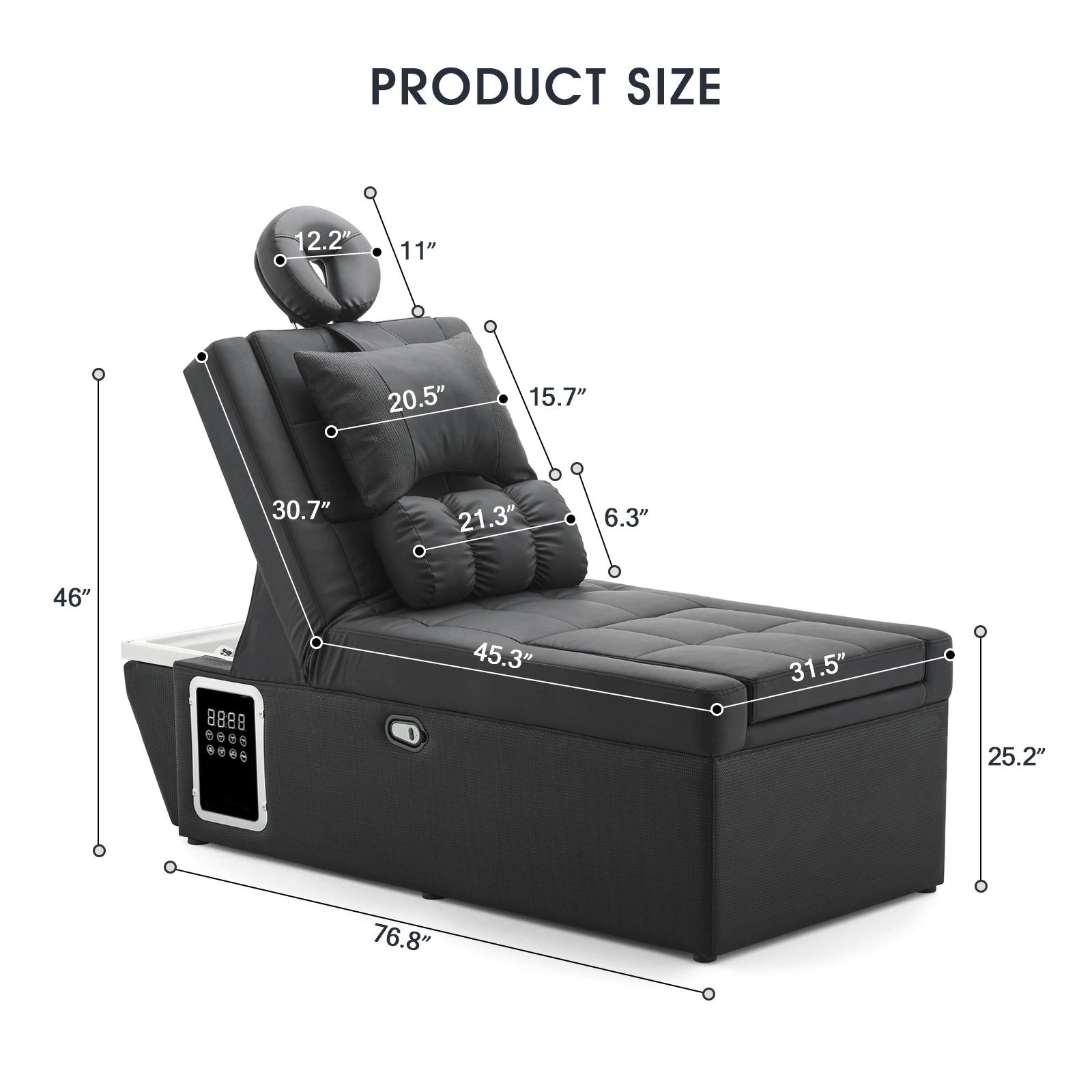 #1071 Head Spa Equipment, Foot Bath, Spa Beauty Salons, Backwash Unit Beauty Bed