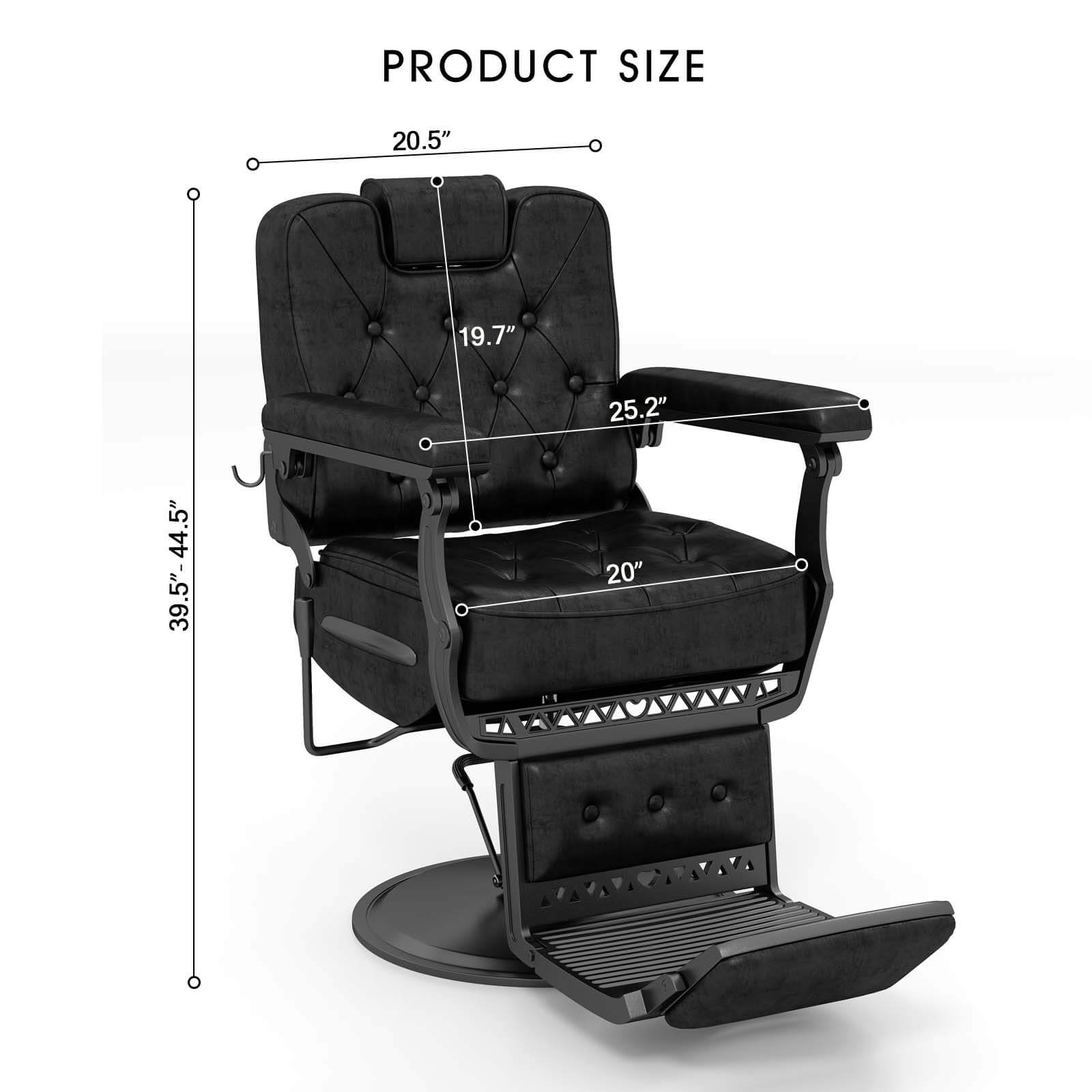 #5075 Vintage Barber Chair for Barbershop