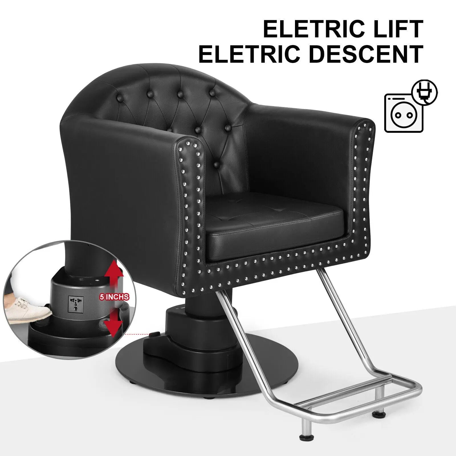 Electric chair hair salon store