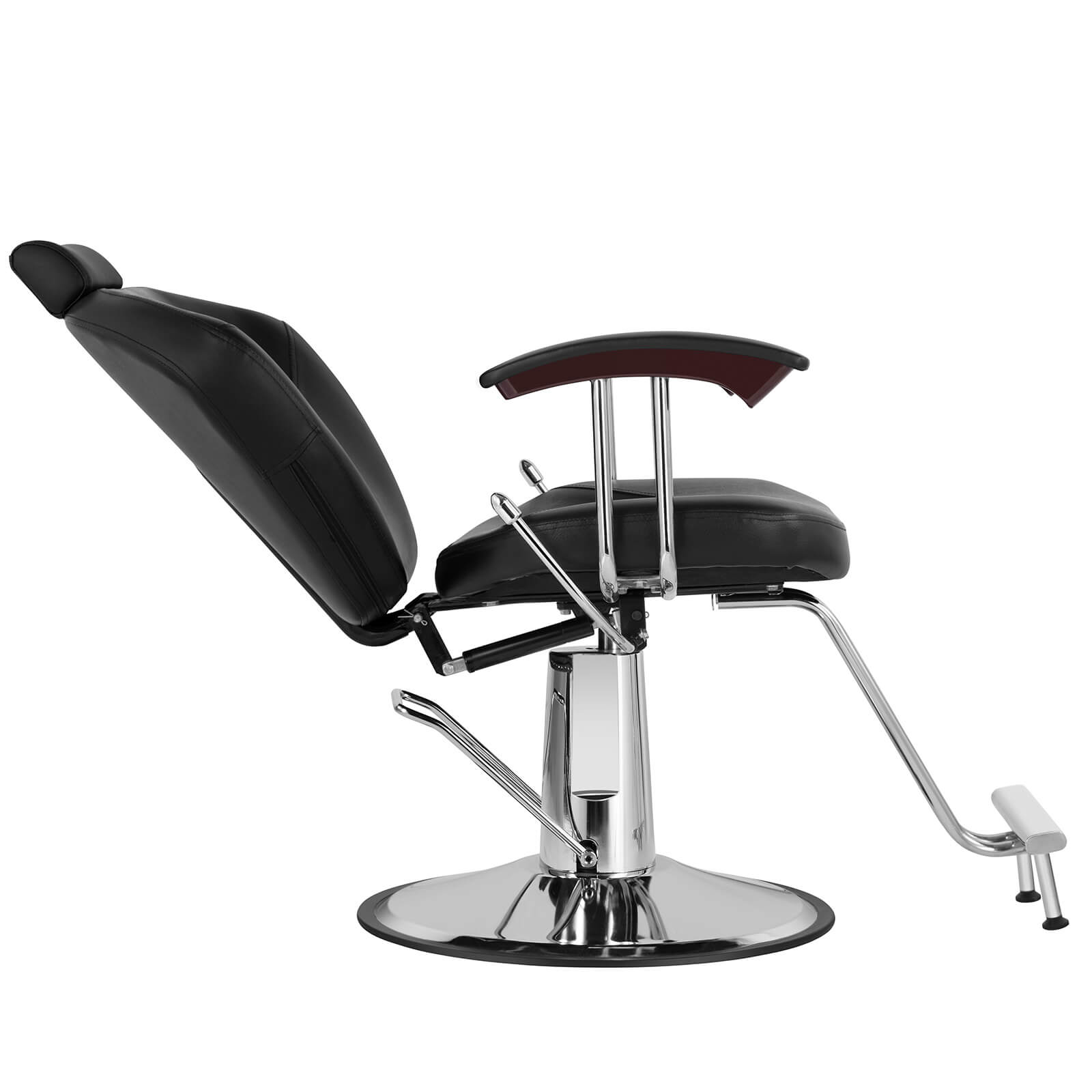 #5002 Sillas multiusos para barbería Silla de barbero reclinable, palancas en ambos lados para zurdos