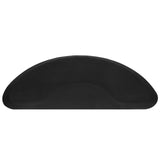3′x 5′x 1/2" Beauty Salon Semicircle Anti-fatigue Salon Mat Black Artist hand