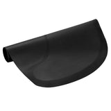 3′x 5′x 1/2" Beauty Salon Semicircle Anti-fatigue Salon Mat Black Artist hand