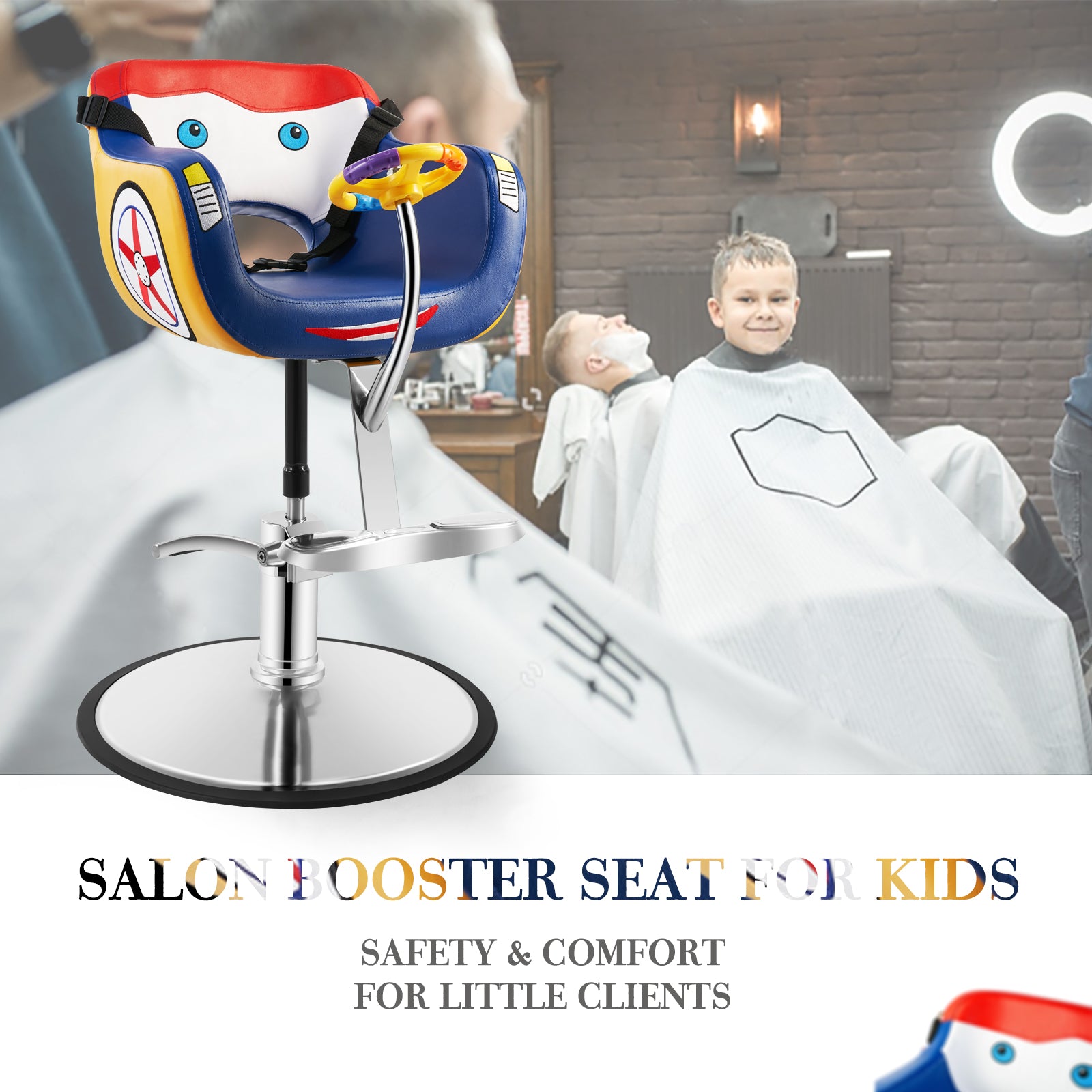 #5034 Silla de peluquero para niños Silla de salón hidráulica para niños