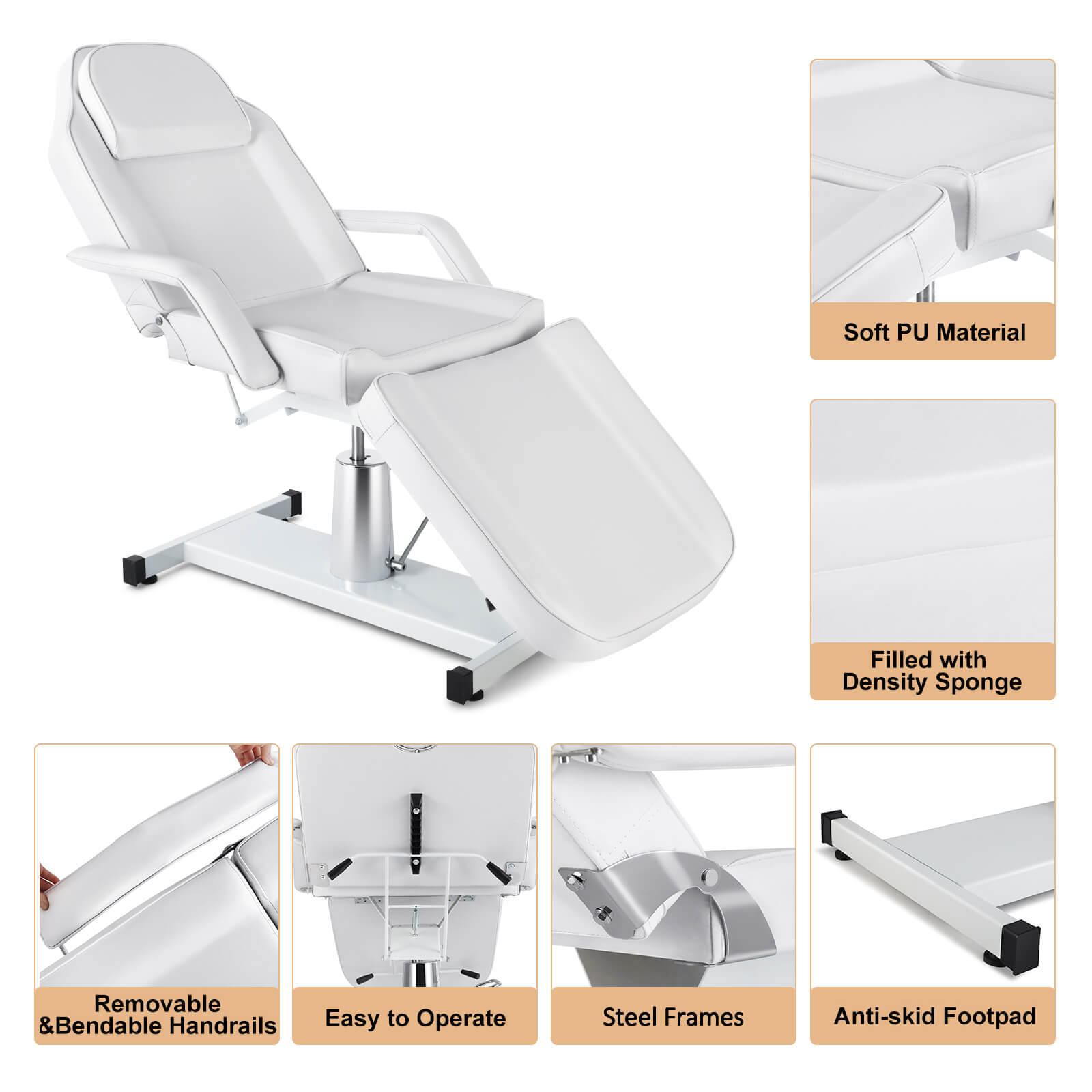 #2005 Hydraulic Facial Table Tattoo Chair Massage Bed