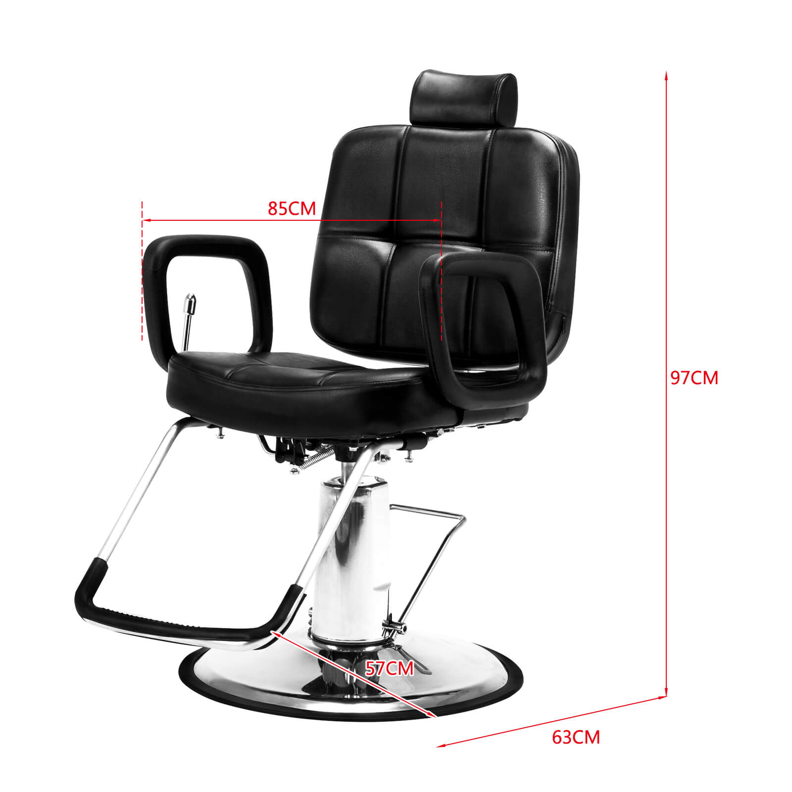#5005 All Purpose Hydraulic Reclining Barber Chair