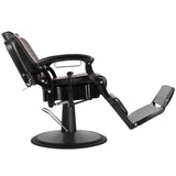 #5543 Retro Barber Chair Vintage Salon Chair Artist hand