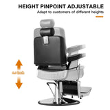 #5073 Silla de peluquero hidráulica reclinable para trabajo pesado